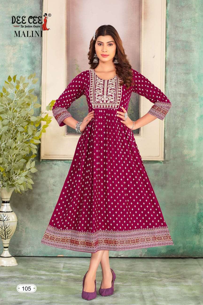 DEECEE MALINI Kurti Wholesale catalog