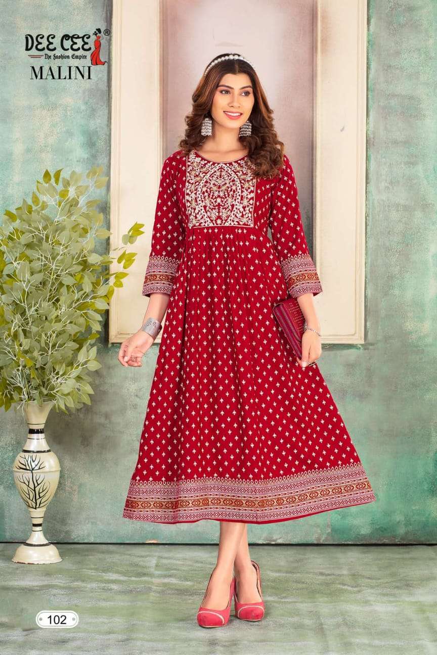 DEECEE MALINI Kurti Wholesale catalog