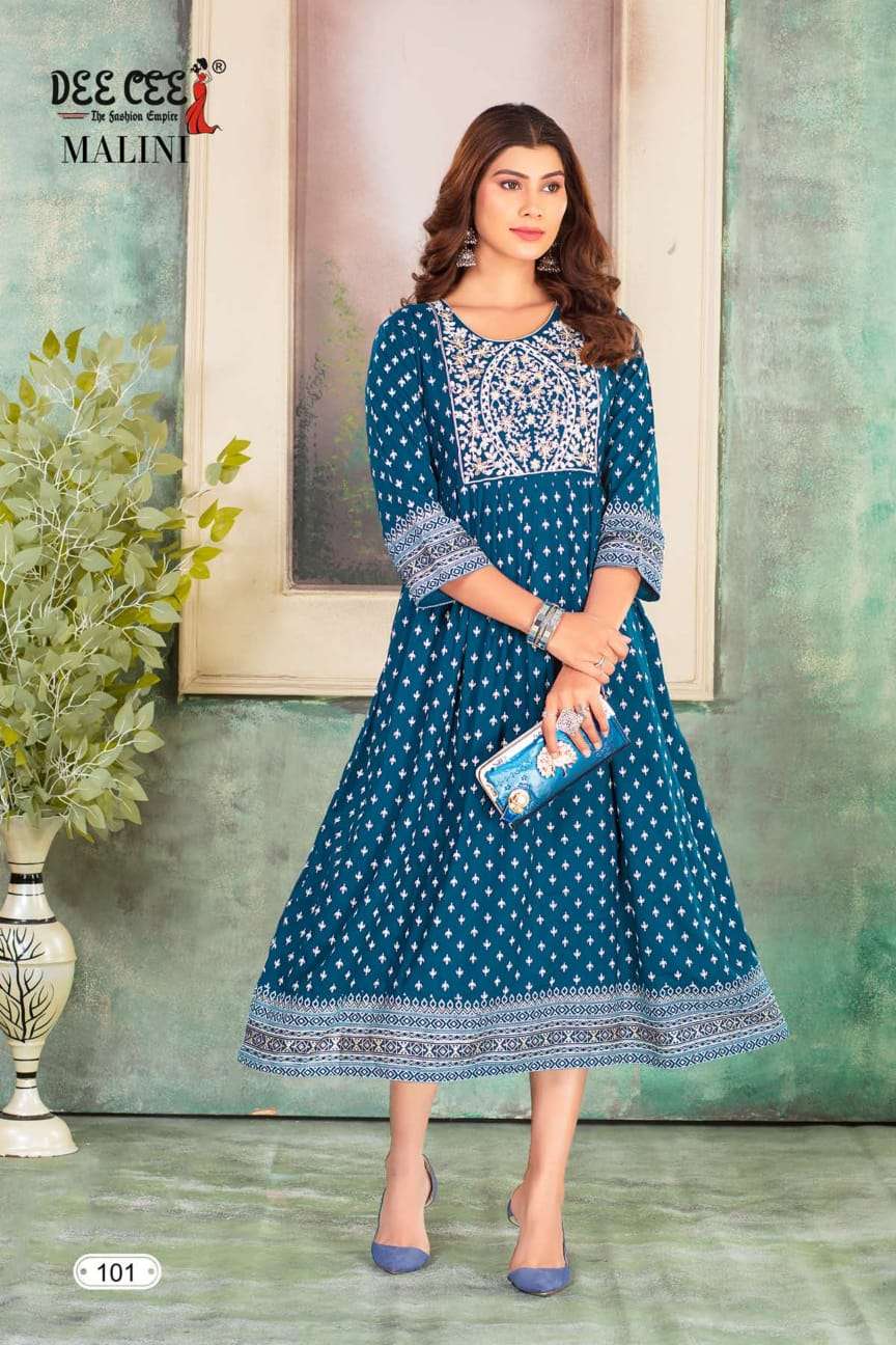 DEECEE MALINI Kurti Wholesale catalog