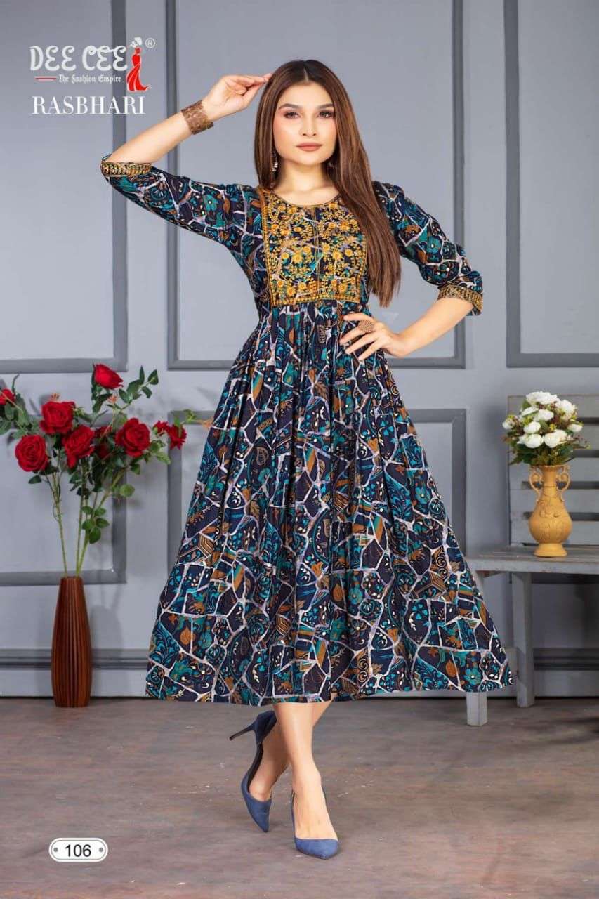 DEECEE RASBHARI Kurti Wholesale catalog