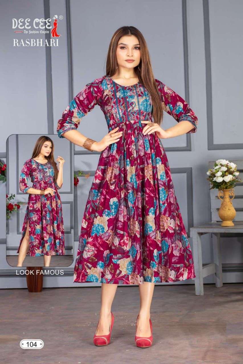 DEECEE RASBHARI Kurti Wholesale catalog