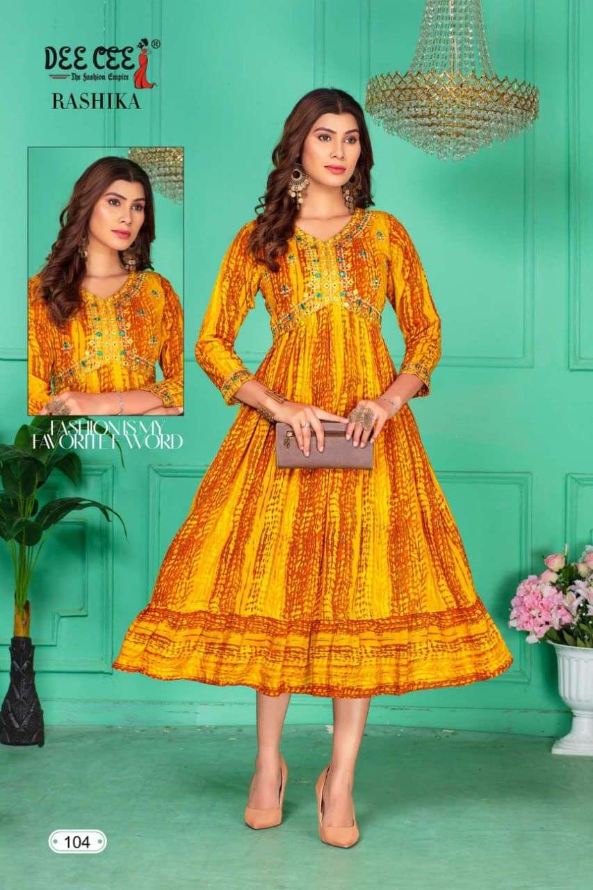 DEECEE RASHIKA Kurti Wholesale catalog