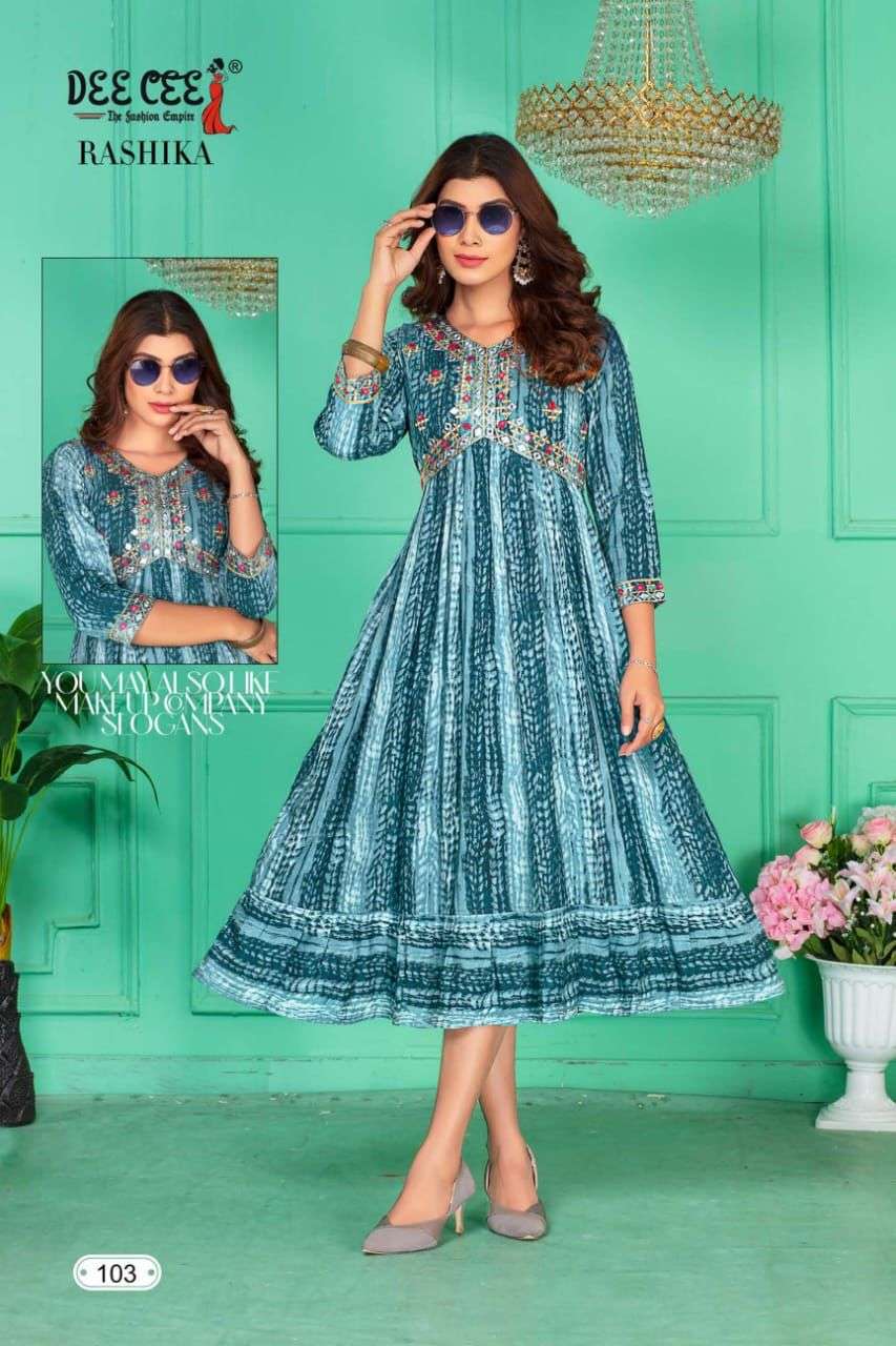 DEECEE RASHIKA Kurti Wholesale catalog