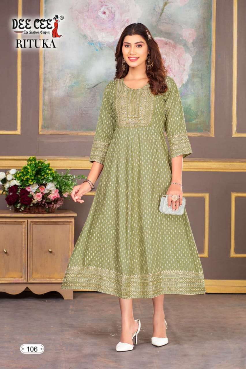 DEECEE RITUKA Kurti Wholesale catalog