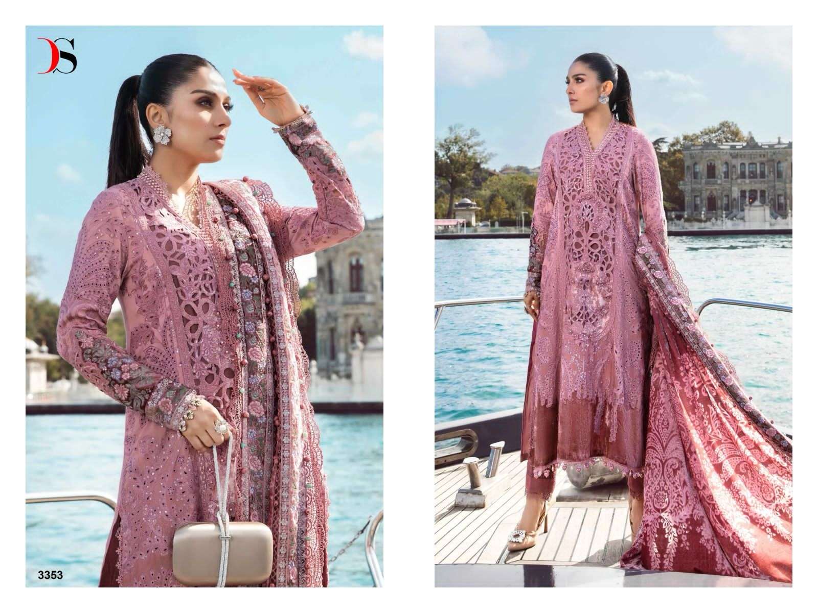 Deepsy Maria B Embroidered 24 Salwar Kameez Wholesale catalog