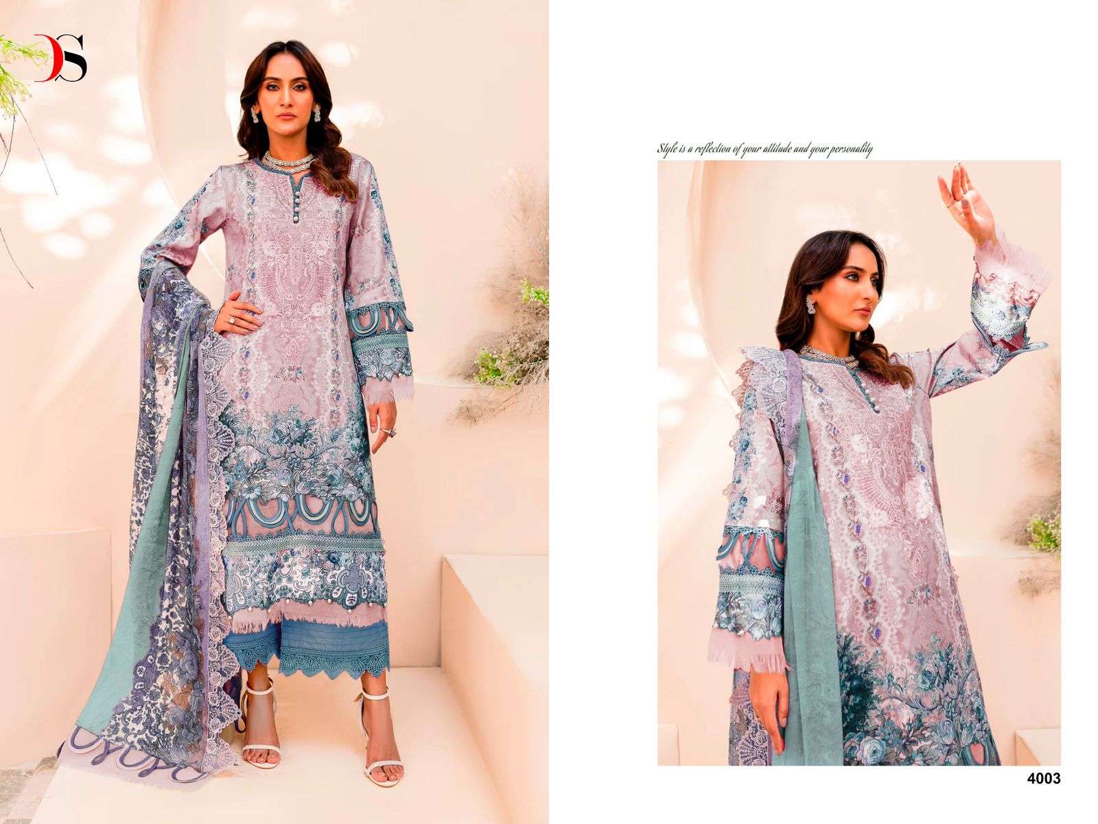 Deepsy Niddle Wonder 2 Chiffon Dupatta Salwar Suits Wholesale catalog