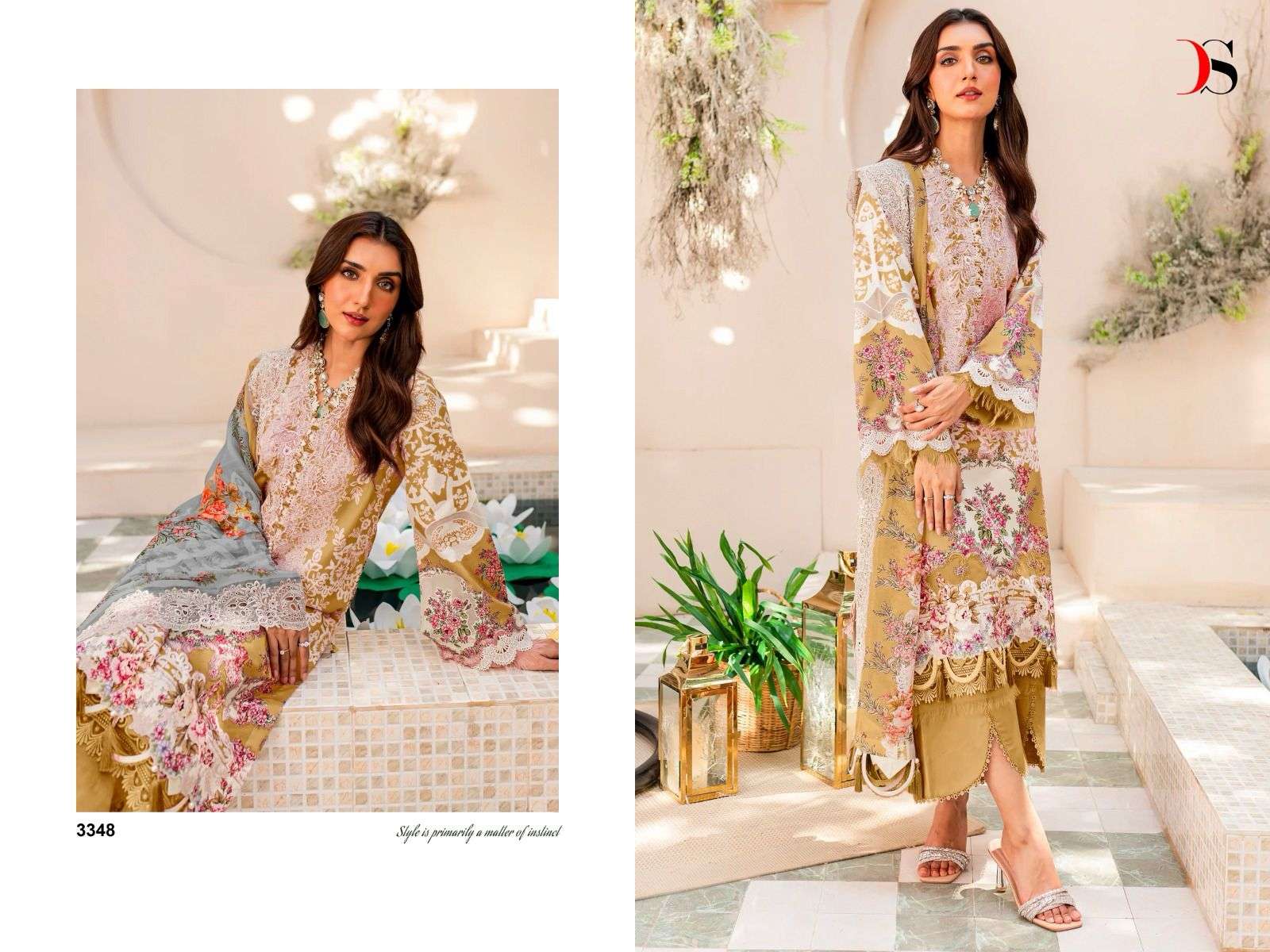 Deepsy Niddle Wonder Cotton Dupatta Pakistani Suits Wholesale catalog