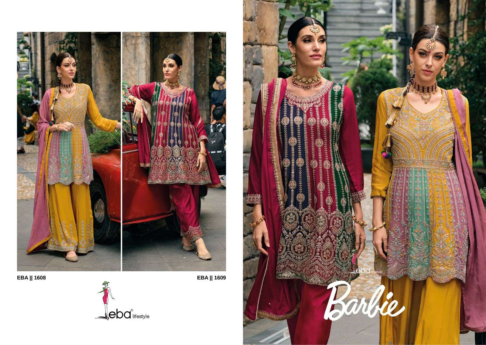 Eba Barbie Wedding Wear Heavy Salwar Kameez Wholesale catalog