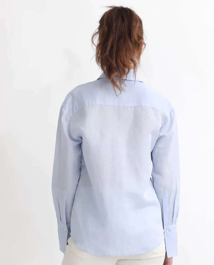 FULL SLEEVES SHIRT LENONA - PASTEL BLUE Western Wear Wholesale catalog