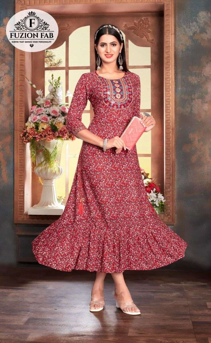 Fuzion Fab FANCY GOWN vol 2 Kurti Wholesale catalog