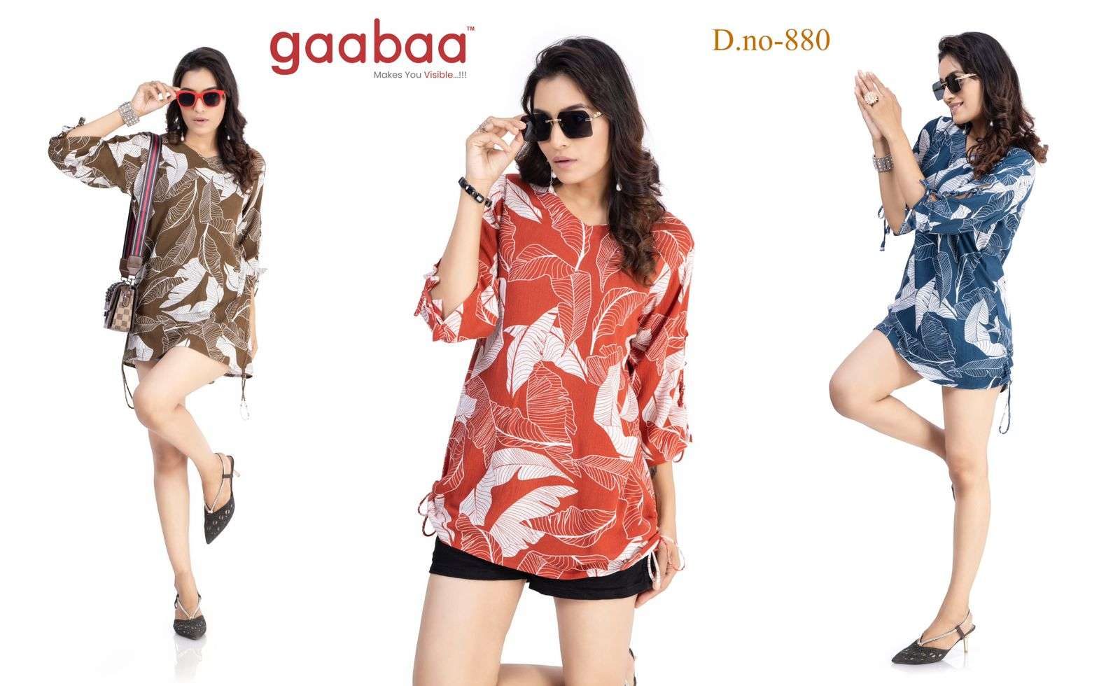 GAABAA vol -1 Premium Rayon Crepe Western Wear Wholesale catalog