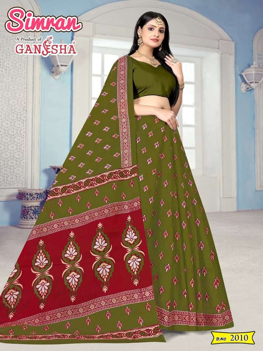 Ganesha Simran – Cotton Saree -Wholesale Catalog