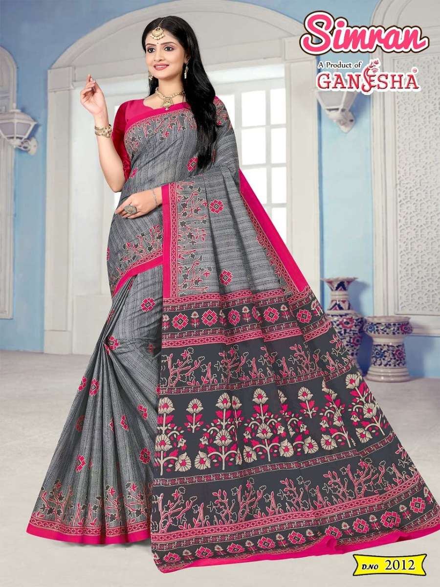 Ganesha Simran – Cotton Saree -Wholesale Catalog