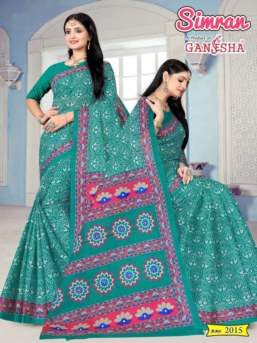 Ganesha Simran – Cotton Saree -Wholesale Catalog