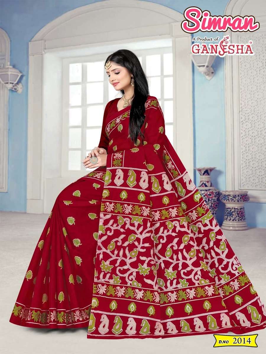 Ganesha Simran – Cotton Saree -Wholesale Catalog