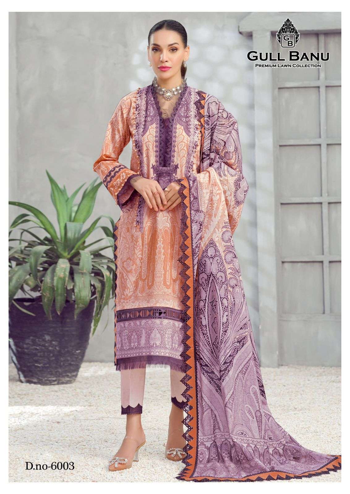 Gull A Ahmed Gull Banu Vol 6 Dress Material Wholesale catalog
