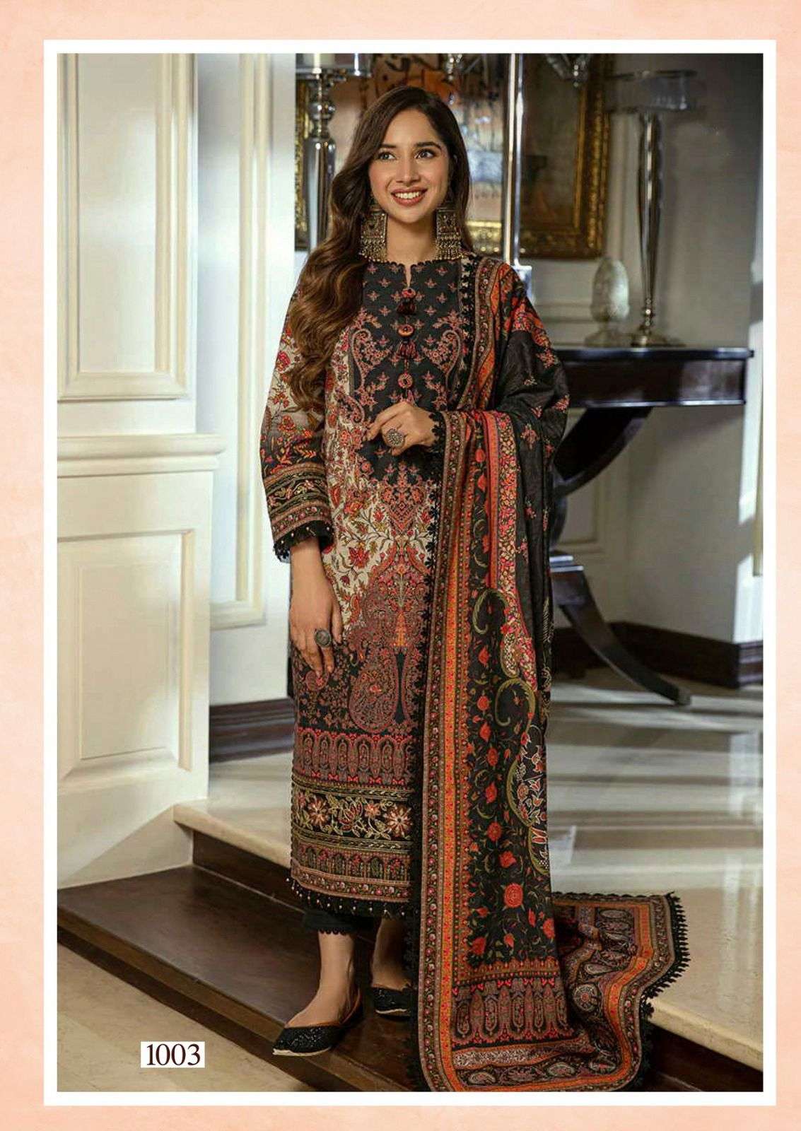 Hala Ramsha 1 Luxury Heavy Cotton Dress Material Wholesale catalog