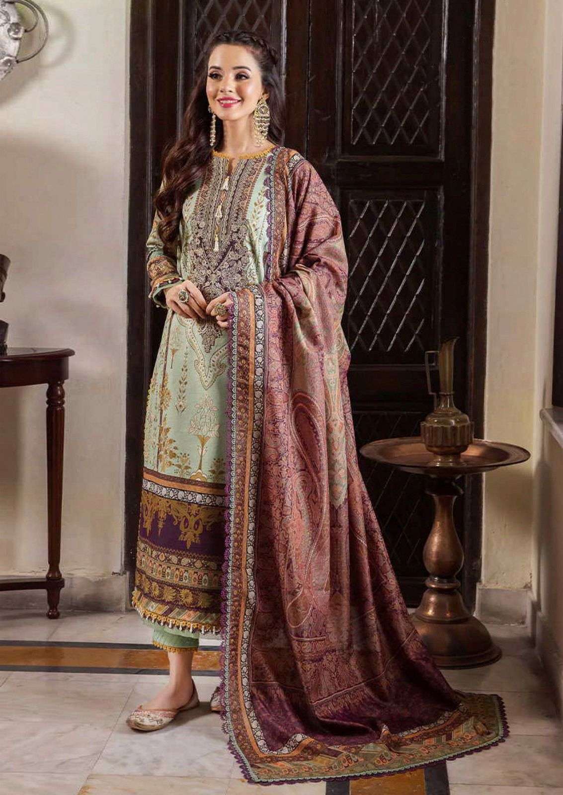 Hala Ramsha 1 Luxury Heavy Cotton Dress Material Wholesale catalog