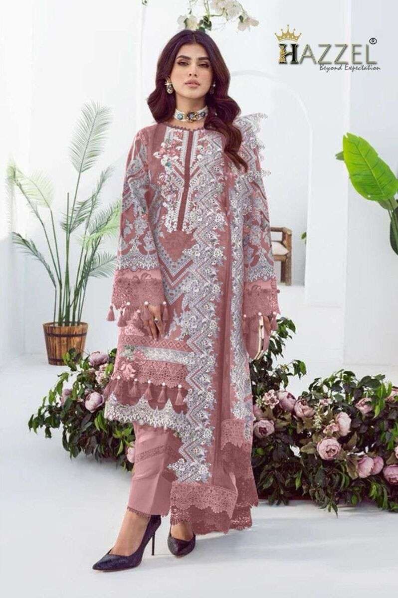 Hazzel Needle Wonde 066 Chiffon Dupatta Pakistani Suits