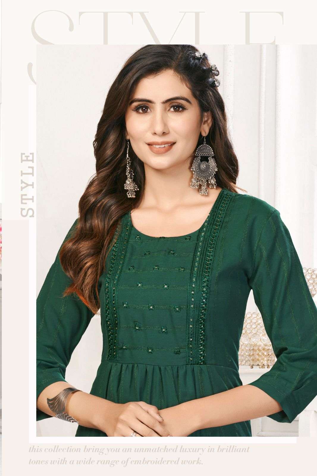 HIRWA KESARIYA VOL-2 Kurti Wholesale catalog