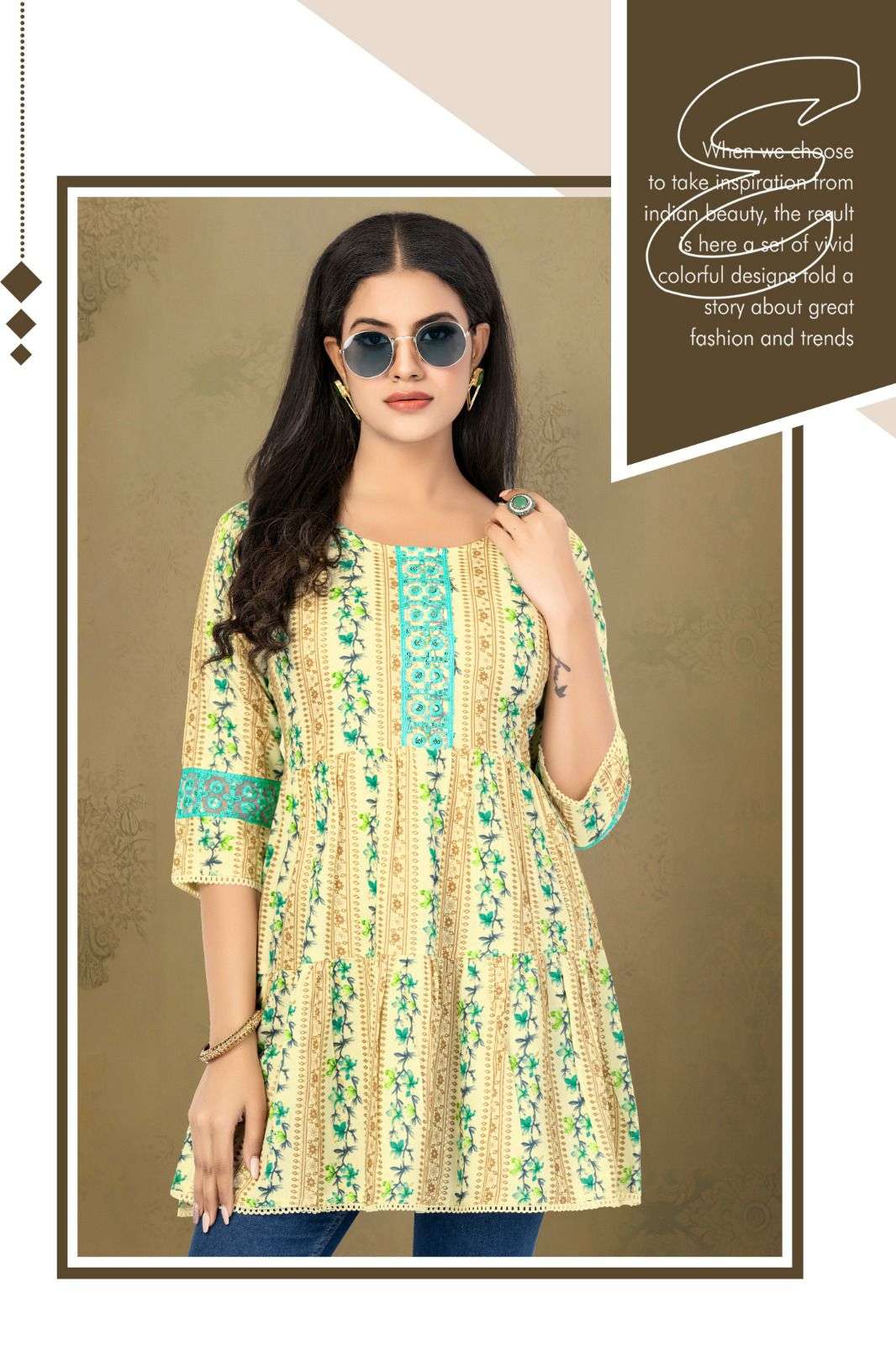 HIRWA SHEFALI-3 Kurti Wholesale catalog