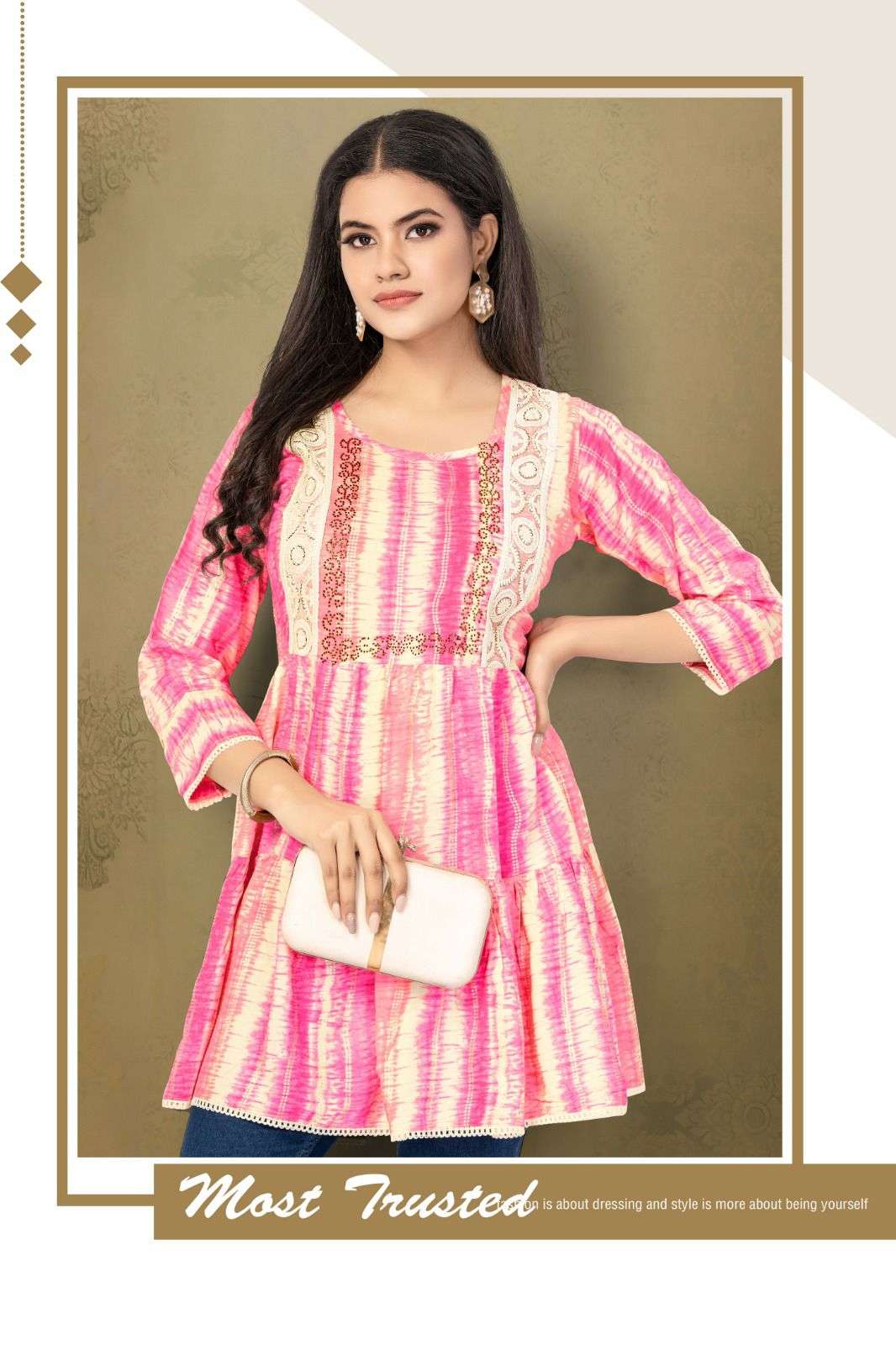 HIRWA SHEFALI-3 Kurti Wholesale catalog