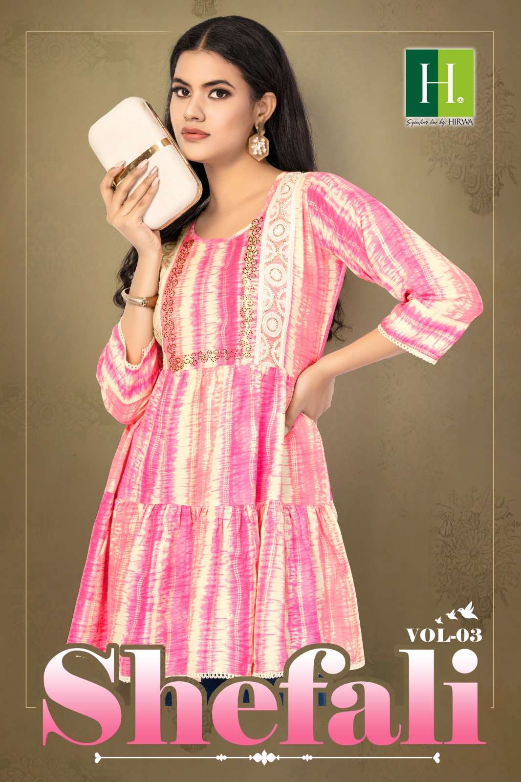 HIRWA SHEFALI Vol-3 Kurti Wholesale catalog