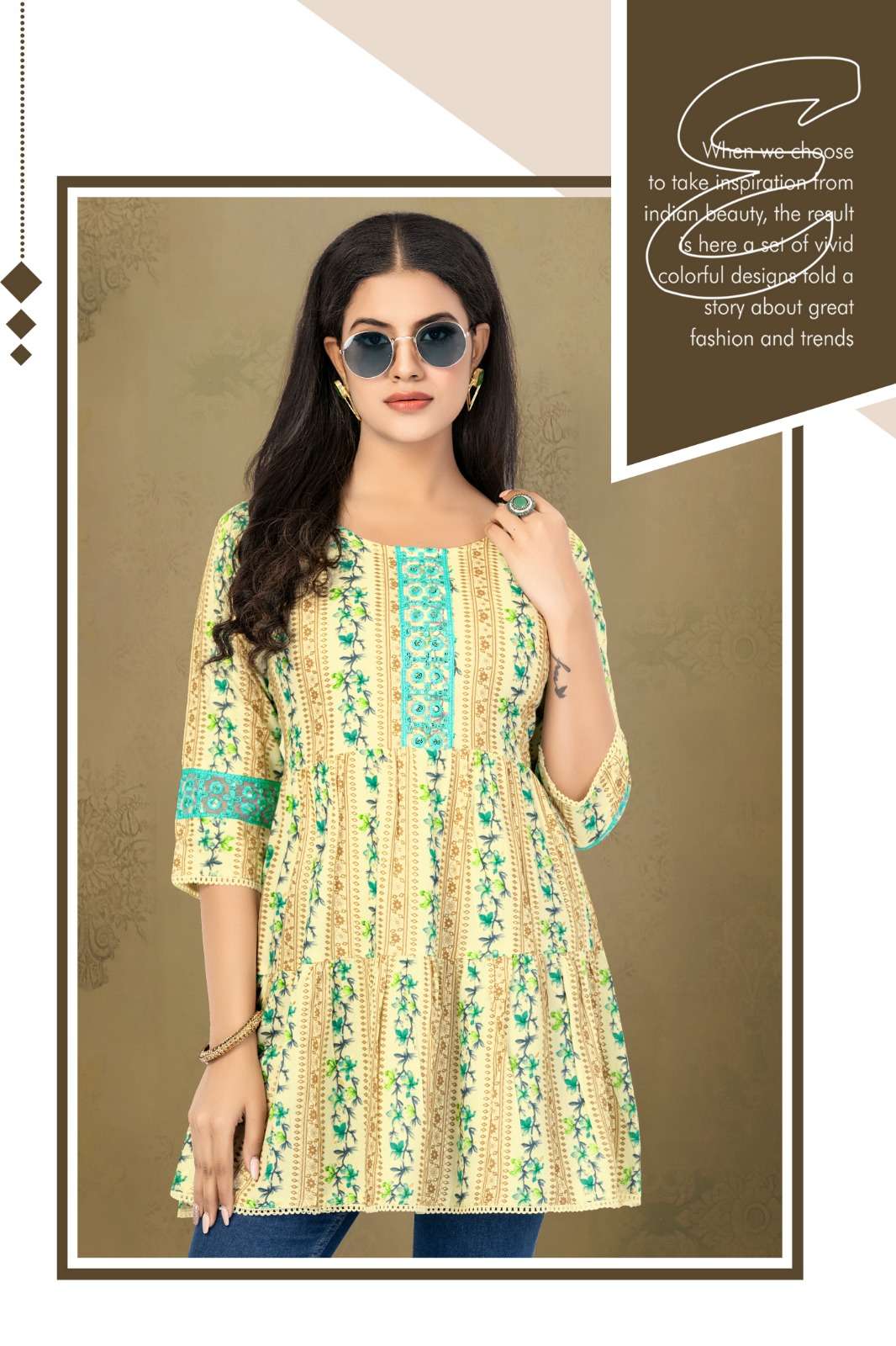 HIRWA SHEFALI Vol-3 Kurti Wholesale catalog