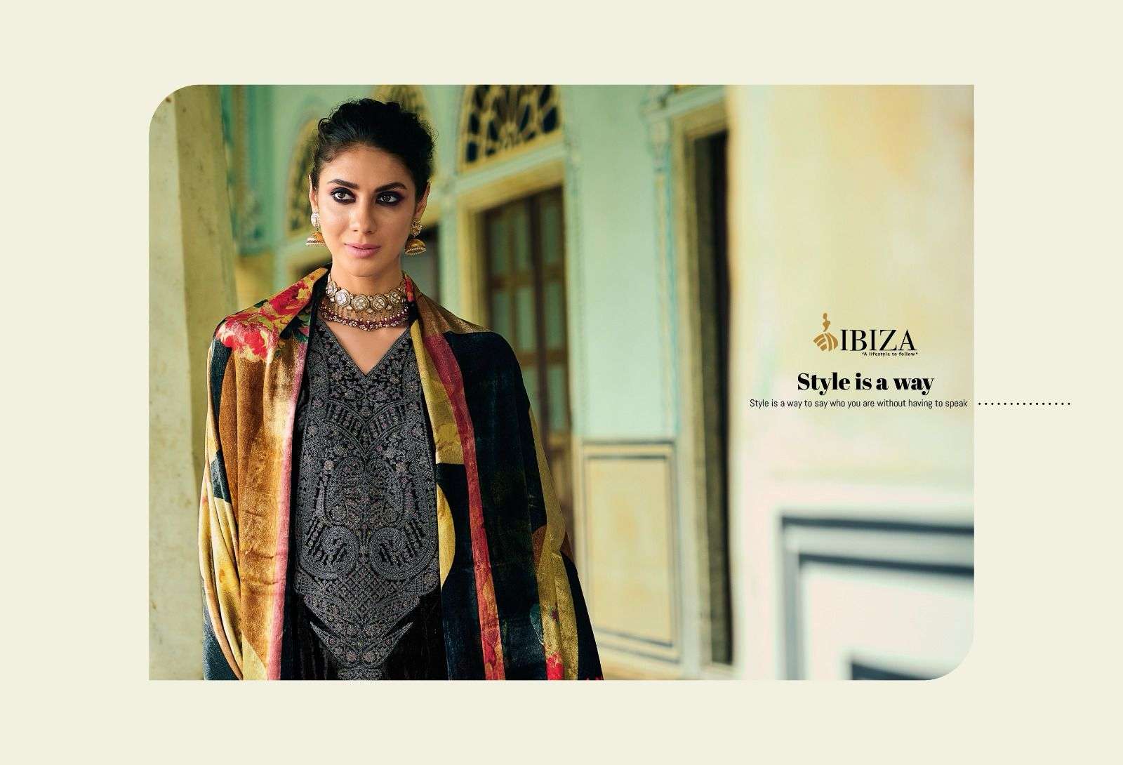 Ibiza Khoob Surat Viscose Velvet Pashmina Dress Material Wholesale catalog