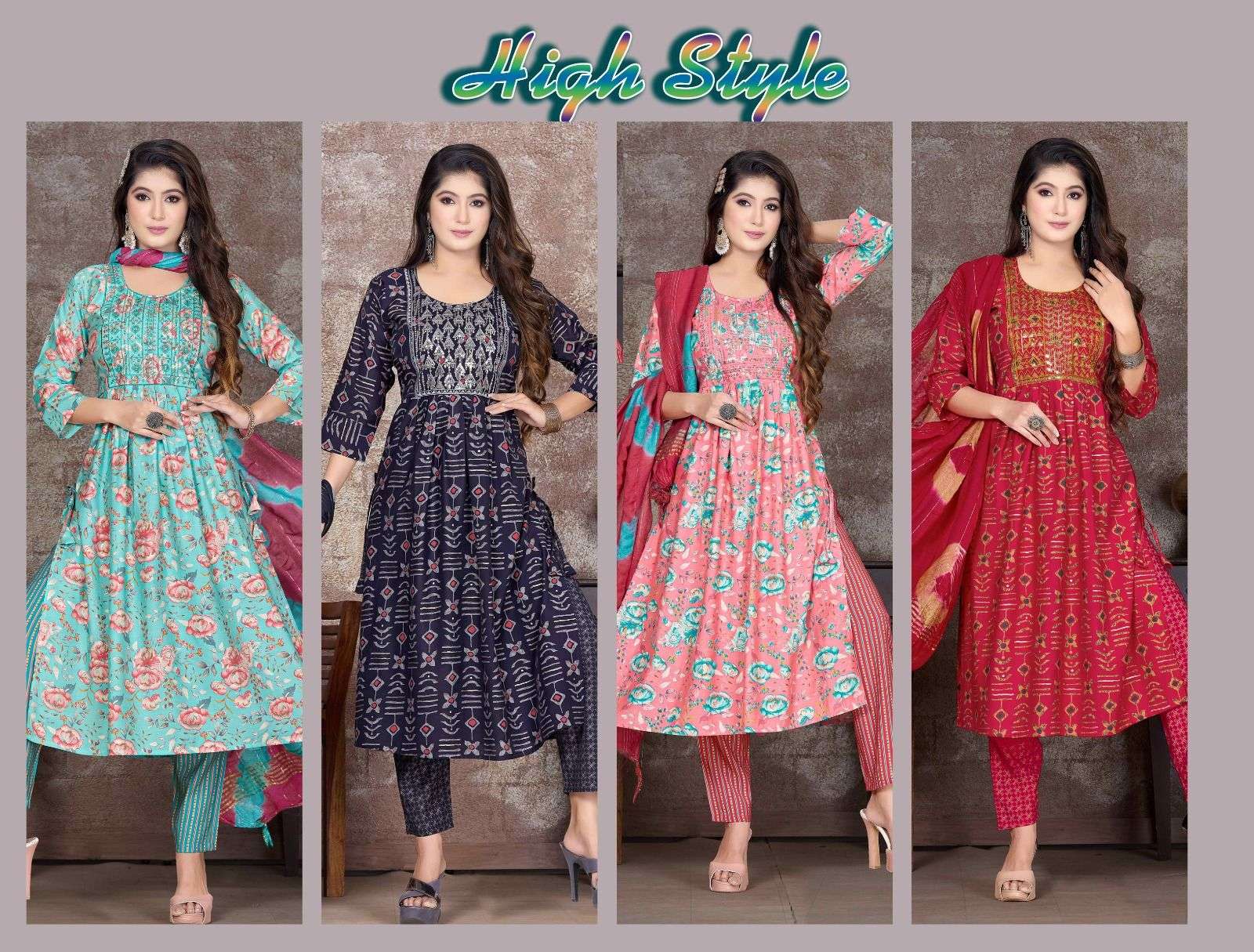 JLF HIGE STYLE VOL.1 Kurti Wholesale catalog