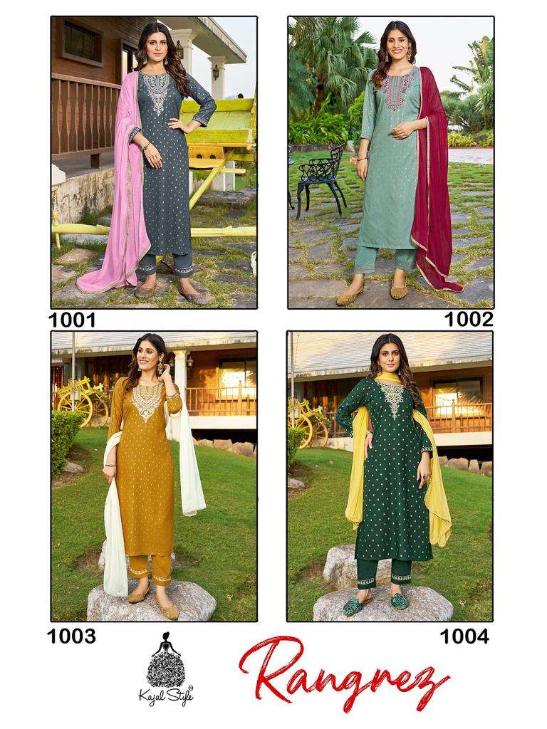 KAJAL STYLE Rangrez Vol.1 Kurti Wholesale catalog