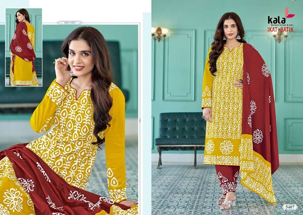 Kala Ikat Batic -Dress Material -Wholesale Catalog