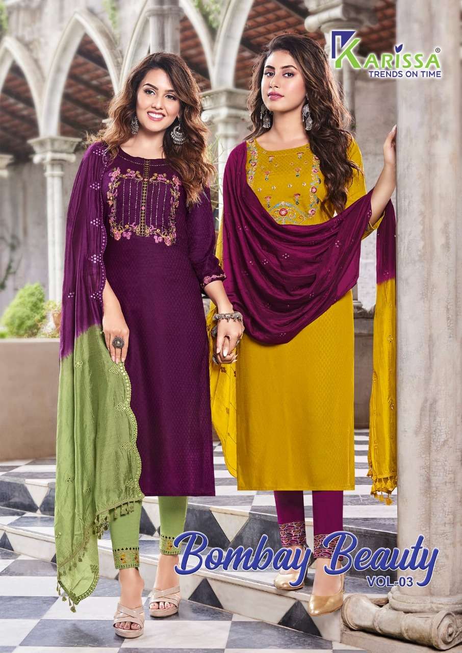 KARISSA BOMBAY beauty vol-3 Kurti Wholesale catalog