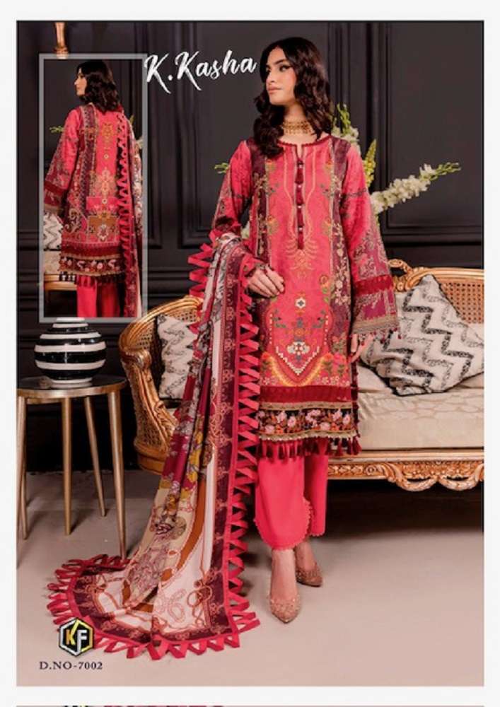 Keval K Kasha Vol 7 Luxury Heavy Cotton Dress Material Wholesale catalog