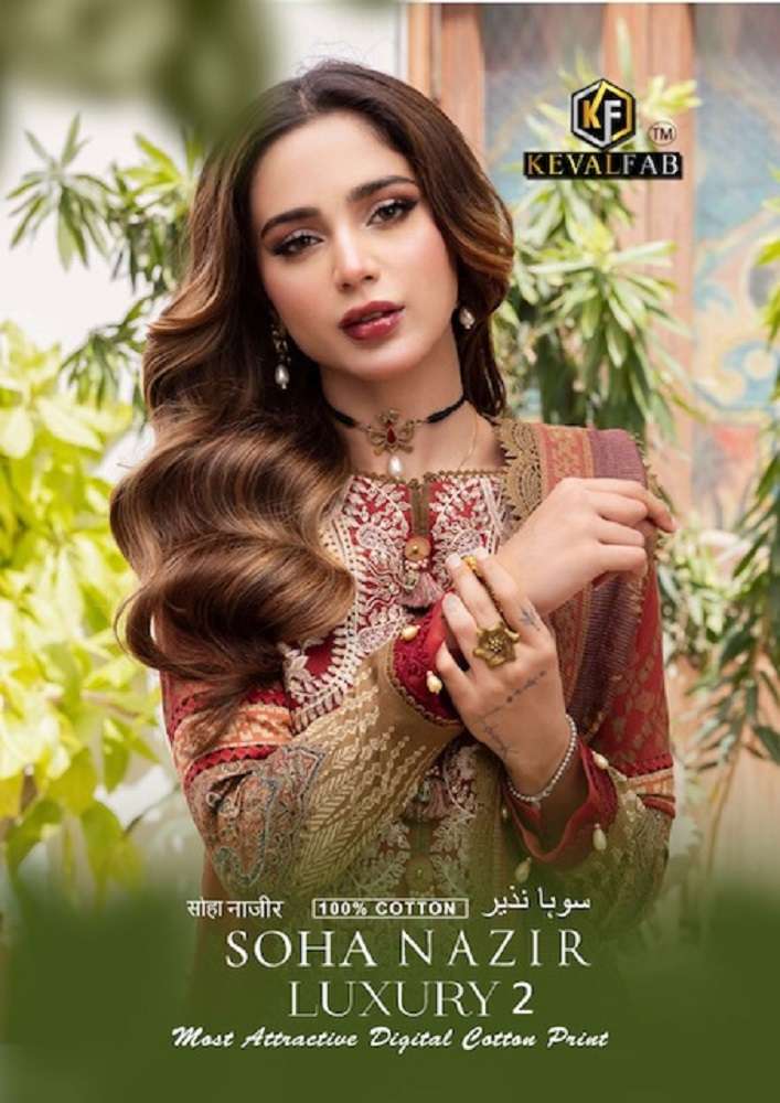 Keval Soha Nazir Vol -2 -Dress Material -Wholesale Catalog