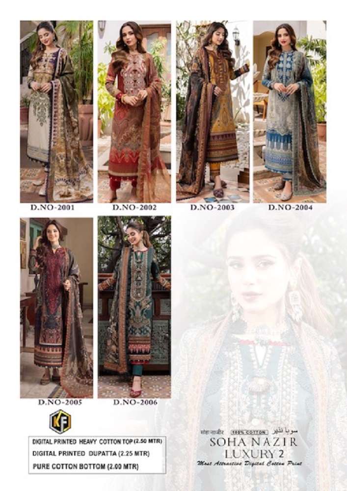 Keval Soha Nazir Vol -2 -Dress Material -Wholesale Catalog