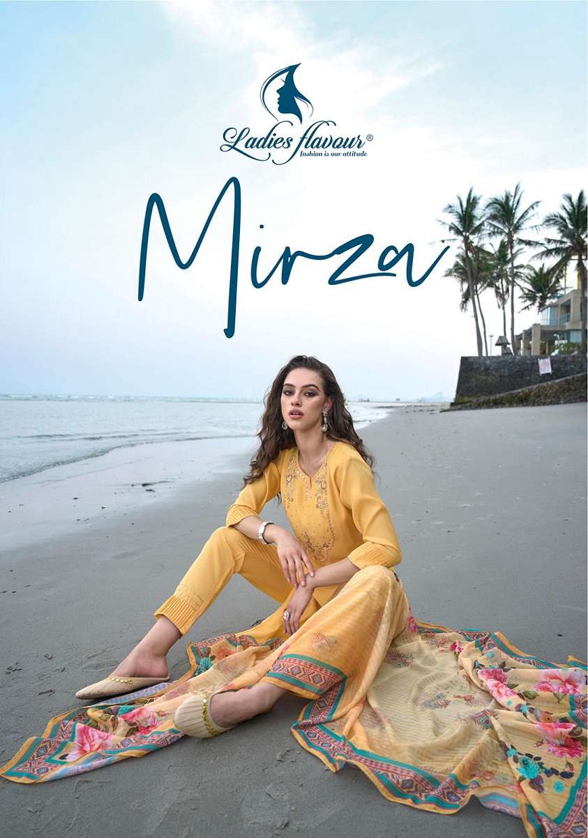 Ladies Flavour Mirza -Kurti Pant With Dupatta -Wholesale Catalog