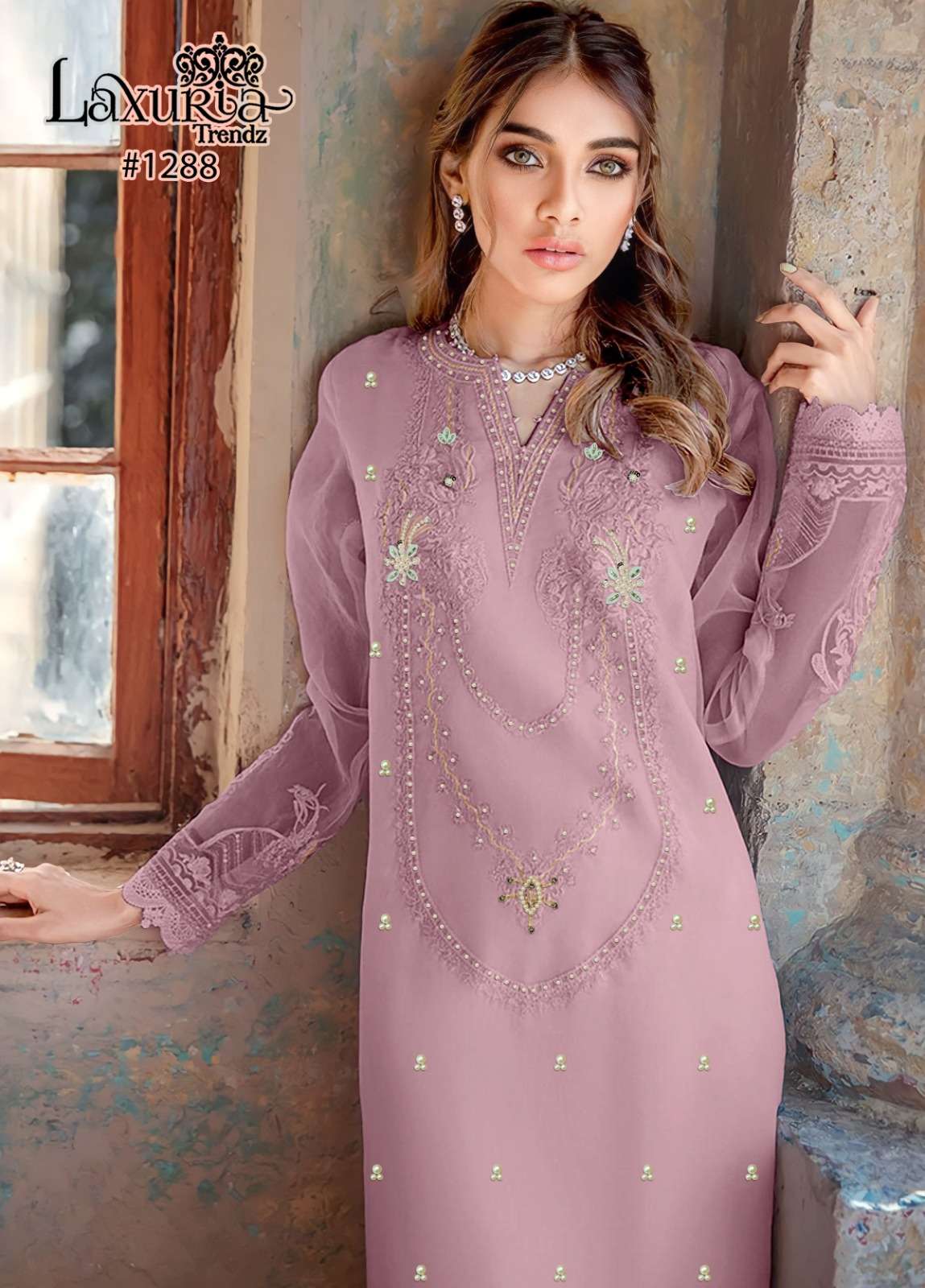 Laxuria Trendz 1288 Faux Georgette Pakistani Suit Wholesale catalog