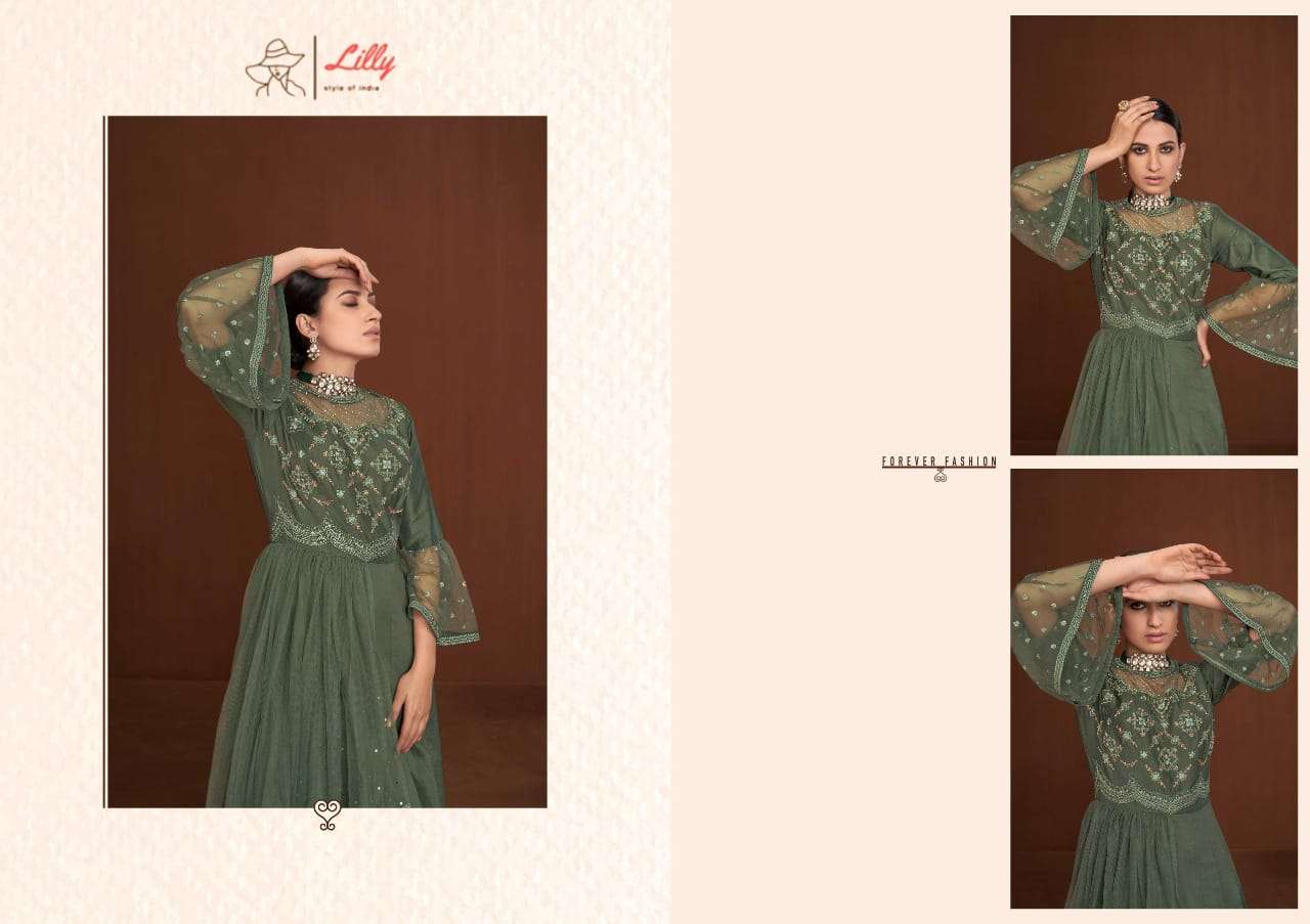Lilly AMORINA VOL-7 Gown Kurti Wholesale catalog