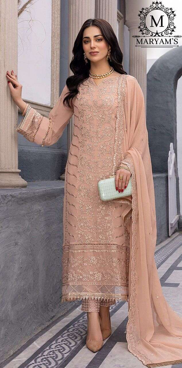 Maryams 161 Faux Georgette Pakistani Suits Wholesale catalog