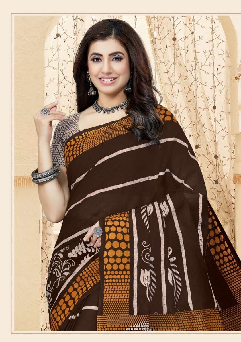 Mayur Chandani Cotton Saree Vol-4 -Dress Material -Wholesale Catalog