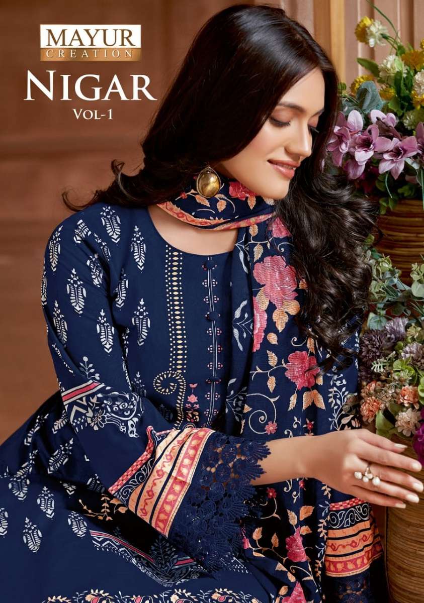 Mayur Nigar Vol-1 -Dress Material -Wholesale Catalog