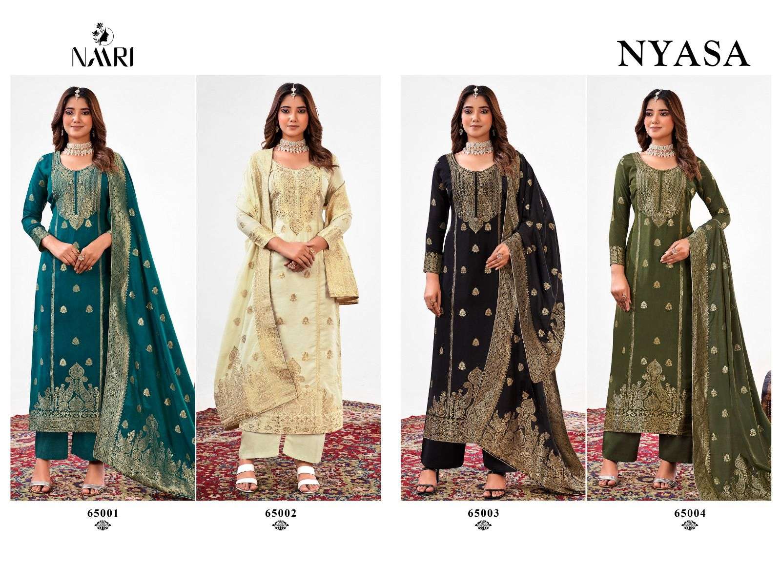 Naari Nyasa Muslin Viscose Designer Salwar Kameez Wholesale catalog