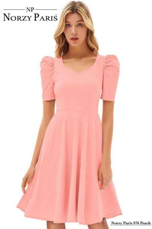New Exclusive Designer Dress  NP 976 Peach  Western Wear Wholesale catalog