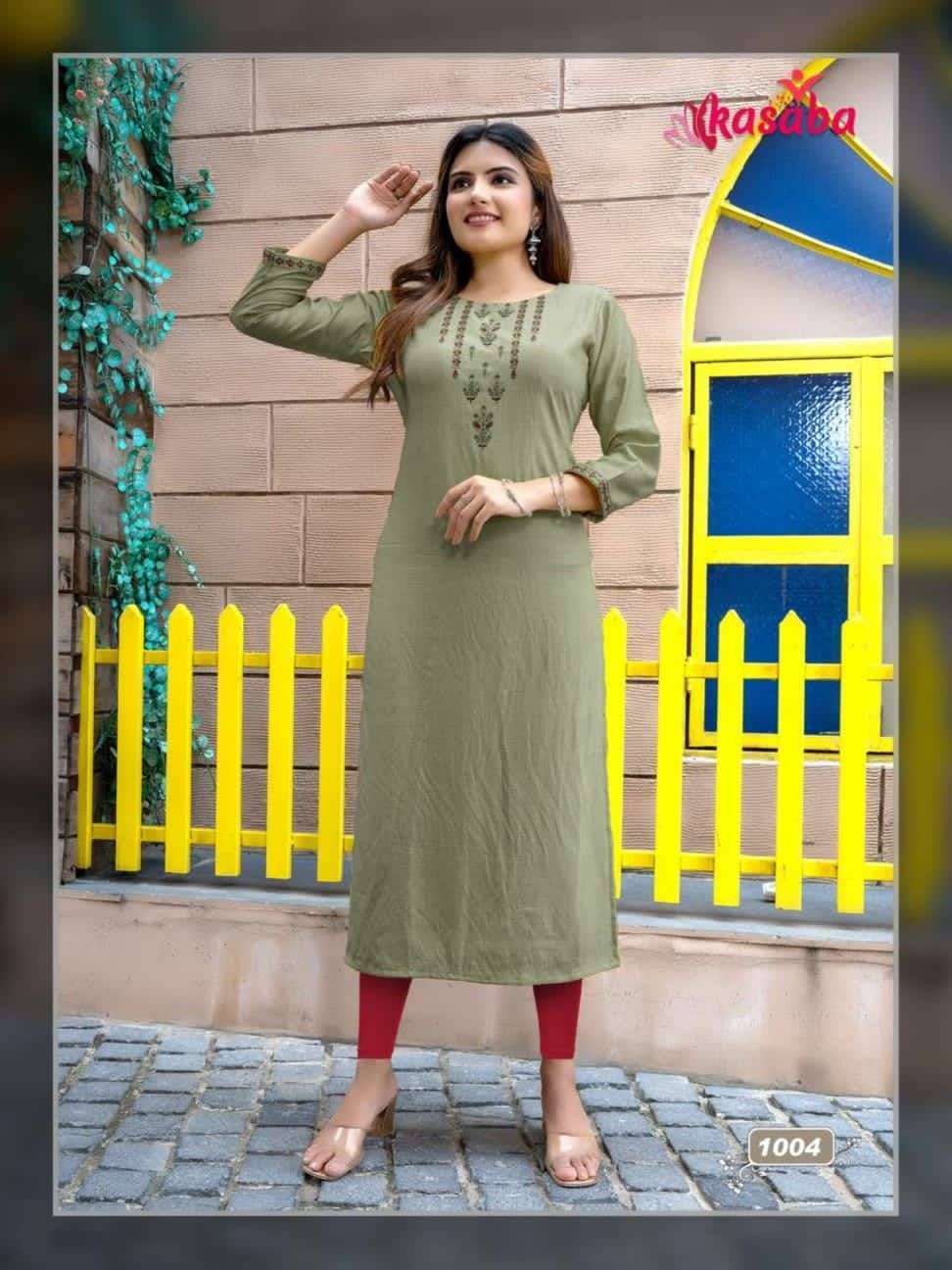 NITYA kasaba Kurti Wholesale catalog