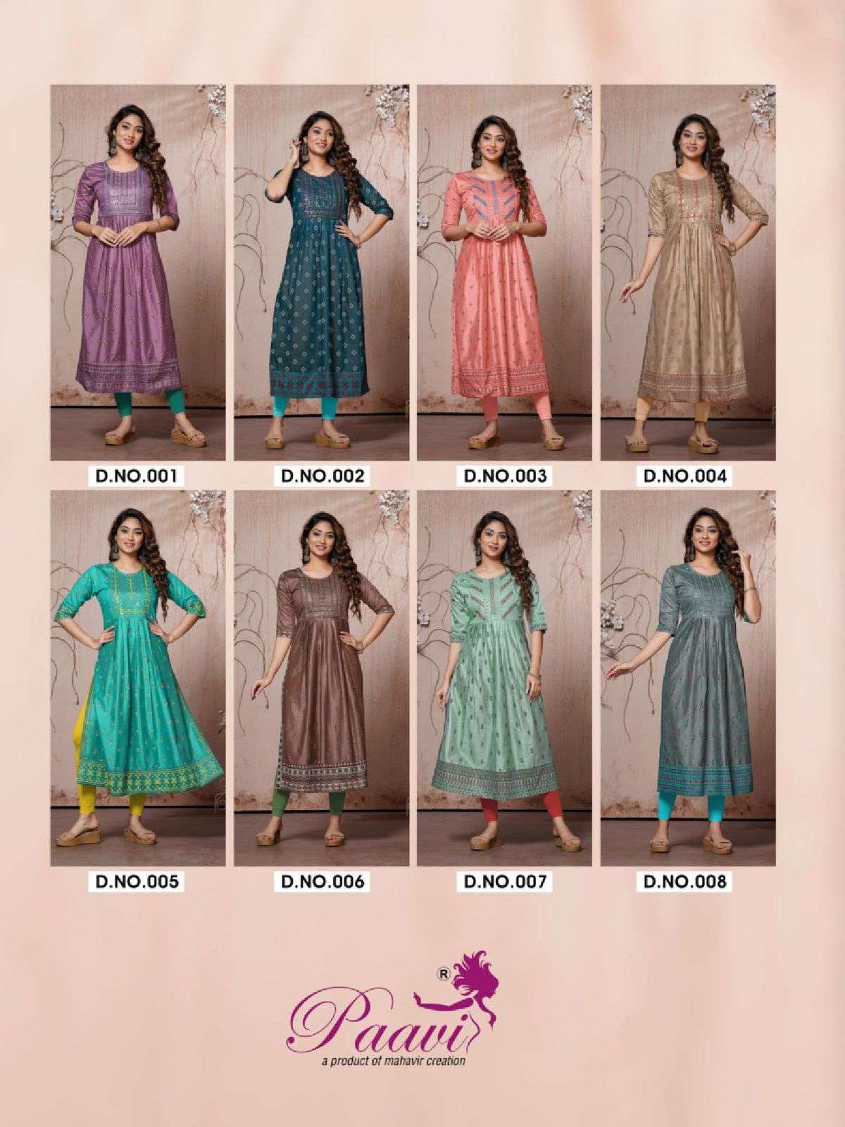 PAAVI KAVYA Kurti Wholesale catalog