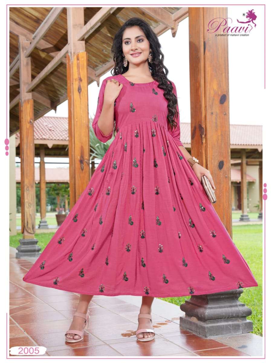 PAAVI MAISHA Kurti Wholesale catalog