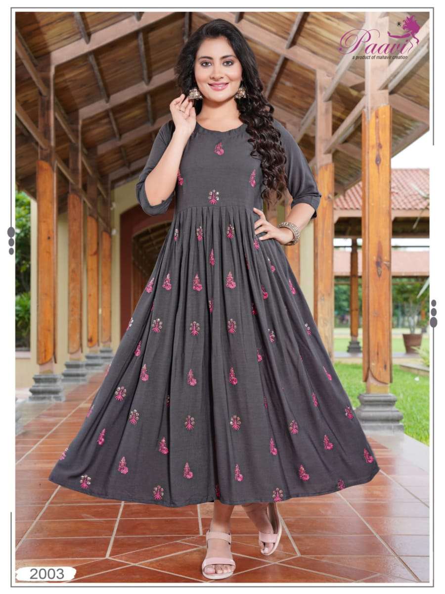 PAAVI MAISHA Kurti Wholesale catalog