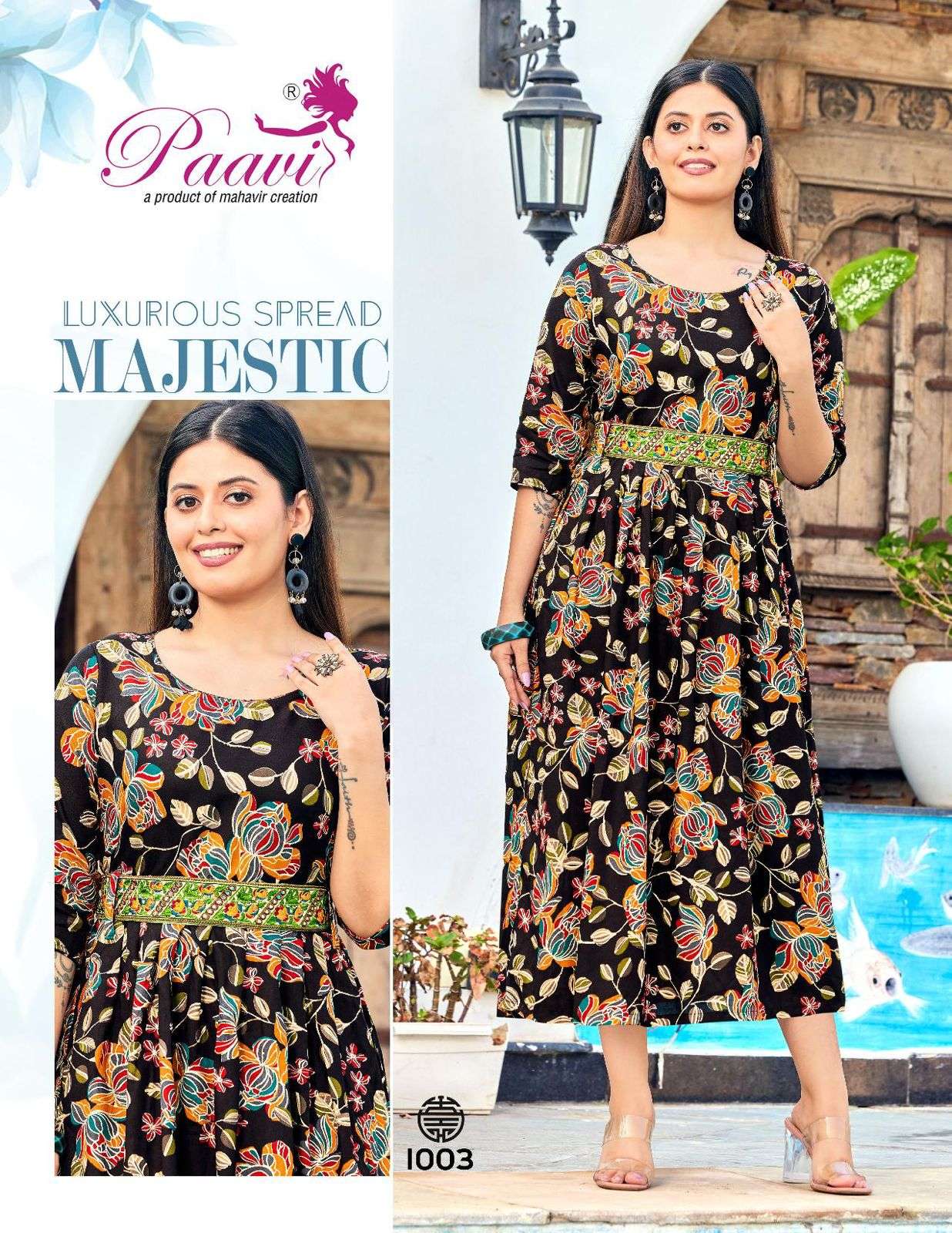 PAAVI RAYON BELT Kurti Wholesale catalog