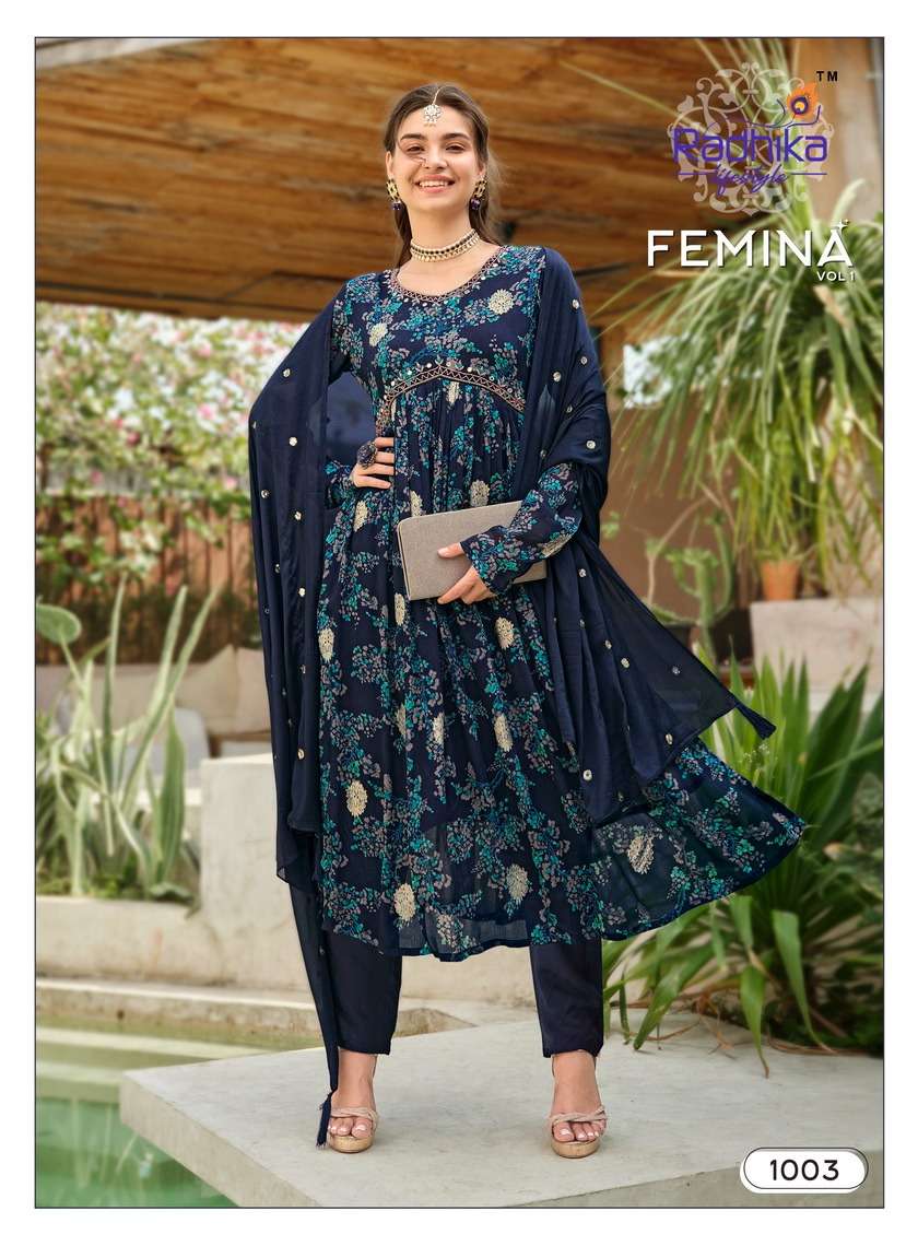 RADHIKA LIFE STYLE FEMINA vol -1 Kurti Wholesale catalog